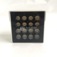 一款32W正方形LED投光燈 表面排水遮光罩設(shè)計(jì) 可貼墻安裝