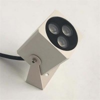 角槽照明３顆３ＷＬＥＤ方形投射燈，表面防水不積塵，適用貼墻照明　
