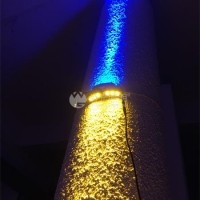 18WLED照柱子投射燈 貼墻安裝  出光：3-120度