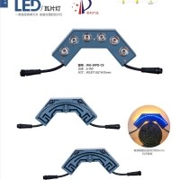 3W6WLED屋檐輪廓月牙燈 效果展示
