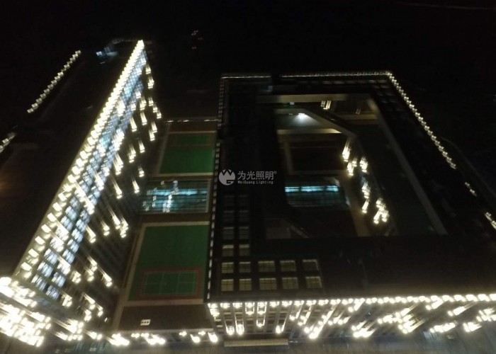 重慶綦江市民服務(wù)中心全樓亮化