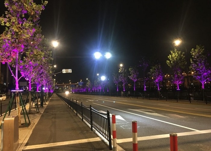 湘潭云龍國(guó)際幼兒園及周邊街道亮化